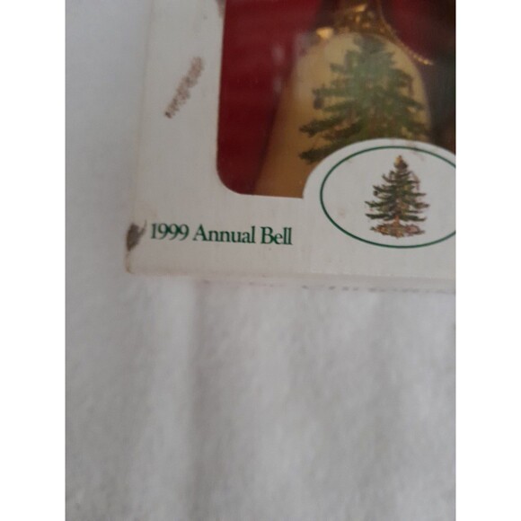 Spode 1999 Christmas Tree Bell Ornament - Picture 5 of 10